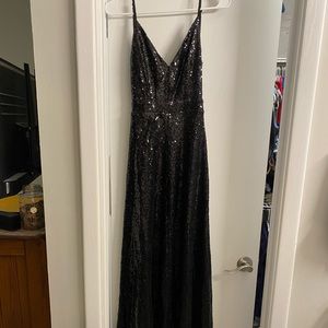 Black Sequin Lulu’s Formal Dress